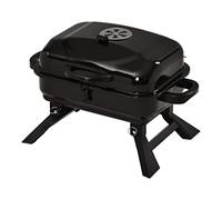 PNAJFUEL Bbq Barbeque Grill Portable Bbq Grill with Folding Legs and Bbq Tabletop Stainless Steel Charcoal Bbq Grill/Black