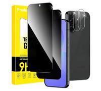 Pnakqil Privacy Screen Tempered Glass Screen Protector for Samsung Galaxy A36 with Camera Protection, Privacy Screen Protector, Anti-Spy Protective Glass Tempered Glass Screen Protector with 28°