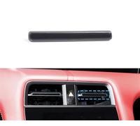 PNBVW Car Front Air Conditioning Middle AC Vent Grille Center Air Vent Trim Strip Replacement for P//orsch//e Taycan 9J1 2019 2020-2025(Grey,Right)