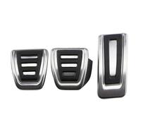 PNBVW Car Pedals for AA//u//d//i A3 8V 2013 2014 2015 2016 2017 2018 2019 2020 2021 Gas Brake Footrest Pedal Cover,AT/MT,LHD/RHD,Stainless Steel(MT 3 Pcs)