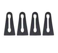 PNBVW For V//W Golf MK4 MK5 MK6 MK7 for P/olo T/iguan T/ouareg B/ora C/addy Door Lock Damper Buffer Deadener Seal Shock-Absorber Damping Protector(4Pcs)