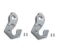 PNBVW Rear Derailleur Hanger Mech Gear Drop Out For D/E/C/A/T/H/L//O//N R/o/c/k/r/i/d/e/r B/T/W/I/N F/i/t/n/e/s/s F/a/c/e/t T/r/i/b/a/n Fit M//a/c/h/U/l/t/r/a/T/a/i/l/H/o/o/k Dropout(2pcs Silver)