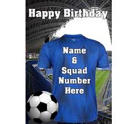 pnc173 Cardiff City Happy Birthday Card, Can be Created for Any Event Greetings Card. A5 Personalised Greetings Cards by Gifts for All 2016 from Derbyshire UK