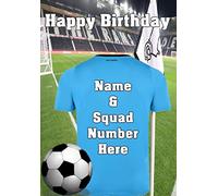 pnc176 Derby County Away Happy Birthday Card, Can be Created for Any Event Greetings Card. A5 Personalised Greetings Cards by Gifts for All 2016 from Derbyshire UK