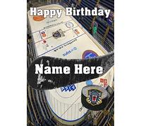 pnc240 Nottingham Panthers Happy Birthday Card, Can be Created for Any Event Greetings Card. A5 Personalised Greetings Cards by Gifts for All 2016 from Derbyshire UK