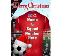 pnc364 Nottingham Forest Christmas Card Xmas A5 Personalised Greetings Can be Created for Any Event A5 Personalised Greetings Cards BY GIFTS FOR ALL 2016 FROM DERBYSHIRE UK