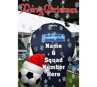 pnc367 Millwall Christmas Card Xmas A5 Personalised Greetings Can be Created for Any Event A5 Personalised Greetings Cards by Gifts for All 2016 from Derbyshire UK