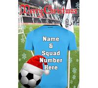 pnc370 Derby County Away Christmas Card Xmas A5 Personalised Greetings Can be Created for Any Event A5 Personalised Greetings Cards BY GIFTS FOR ALL 2016 FROM DERBYSHIRE UK