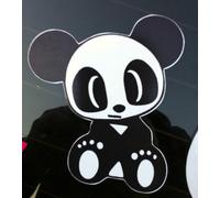 PnCGrafix Cute JDM EDM Panda Decal/Vinyl/Sticker (FULL COLOUR)