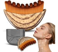 Pnctho 2026 New Lymphatic Contour Face Brush,Lymphatic Drainage Massager for Chin & Neck, Jawline & Neck Lymphatic Massage Brush for Contouring, De-Puffing & Smoother Skin, Cleansing Brushes