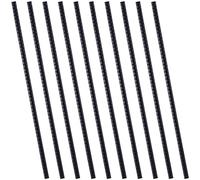 Pndeyo 10pcs Headband Teeth Strips for DIY, Anti-Slip Self-adhesive Hair Bands Teeth, Silicone Hair Hoop Tooth for Women Girls Headbands Hair Accessories Craft- Black