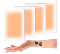 Pndeyo 4 Invisible Plasters Ultra Thin Scars Cover Waterproof and Sweat-Proof Ideal for Masking Makeup Tattoos, Scars, Tattoos, Birth Marks, Vitiligo