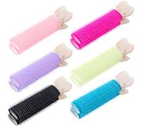 Pndeyo 6pcs Volumizing Hair Root Curly Clips, Natural Fluffy Hair Roller Hair Volume Clip, Instant Bangs Styling Tool for Women- 6 Colors