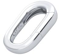 Pndeyo 925 Sterling Silver Oval Clasps for Jewelry Hypoallergenic Necklace Reducer Spring Bail Clasp Lobster Clasp Connector for Bracelet Anklet Keychain Jewelry Making