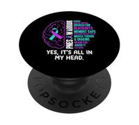PNES Psychogenic Non-epileptic Seizure Warrior PopSockets Adhesive PopGrip