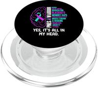 PNES Psychogenic Non-epileptic Seizure Warrior PopSockets PopGrip for MagSafe