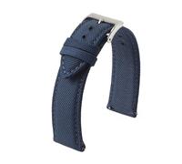 PNESHGTT 18mm 19mm 20mm 21mm 22mm 24mm Waterproof Sailcloth Watch Strap Two-Sided Nylon Watchband Quick Release Band Sport Belt Compatible With Men(BLUE,22mm)
