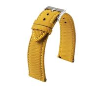 PNESHGTT 2025 Sailcloth Watch Band 18mm 19mm 20mm 21mm 22mm 24mm Nylon Strap Quick Release Wrist Sports Bracelet Compatible With Men(MUSTARD YELLOW 1,20mm)