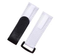 PNESHGTT 22mm Metal End Link Curved Nylon Watchband Accessories Compatible With Strap 41mm Dial M79360.M79363 Black Bay GMT Bracelet(White,22MM_MID GOLD LINK)
