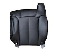 PNESHGTT Compatible With 1pcs Left Hand Driving Car Driver Bottom Passenger Seat Back Leather Cover Compatible With Chevy Tahoe Suburban Silverado Sierra 1999-2002(Black)