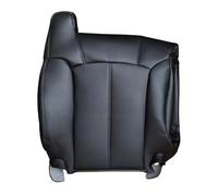 PNESHGTT Compatible With 1pcs Left Hand Driving Car Driver Bottom Passenger Seat Back Leather Cover Compatible With Chevy Tahoe Suburban Silverado Sierra 1999-2002(CHERRY)