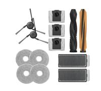 PNESHGTT Compatible With L40S Ultra Accessories DualRoller Side Brush, Filter,Mop Rag,Dustbag Compatible With L50 Vacuum Cleaner Spare Parts(Parts Pack 2)