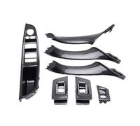 PNESHGTT Compatible With LHD Compatible With BMW F10 F11 F18 5 Series 2010-2016 Car Inner Window Lift Switch Armrest Panel Door Handle Trim Carbon Fiber Styling