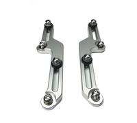 PNESHGTT Compatible With Motorcycle CNC Windscreen Adjusters Airflow Adjustable Windshield Bracket Compatible With HONDA CB500X CB 500X CB500 X 500X 2017-2021 2019(Silver)