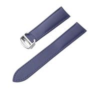 PNESHGTT Compatible With Nylon Strap Replacement Cartier London Key Foldover Clasp Black Royal Blue Men's And Women's 17 18 20mm Watch Accessories(Royal blue,15)