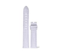 PNESHGTT Compatible With PATEK PHILIPPE 4947 ALLIGATOR WATCH STRAP(WHITE,16mm)