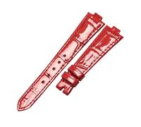 PNESHGTT Compatible With RAYMOND WEIL 2935,5229 ALLIGATOR LEATHER WATCH STRAP(White Black,17mm)