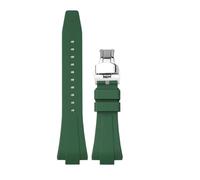 PNESHGTT Compatible With Tissot PRX 35MM/40MM Series Men Women Casual Fashion Replacement Rubber Strap + Quick Release Tools(Darkgreen03,35mm-11mm)