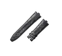 PNESHGTT Compatible With VACHERON CONSTANTIN OVERSEAS 4500V,5500V/7900V ALLIGATOR WATCH STRAP(Black Yellow,5500V)