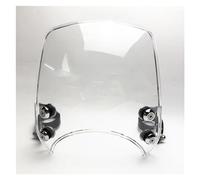 PNESHGTT Compatible With XL883 883R 883 900 1000 1100 1200 XL XLH XLX XR Motorcycle Adjustable Windshield Windscreen(Clear)