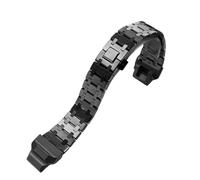 PNESHGTT Modified Metal Stainless Steel Watch Band Compatible With Casio 3475 GBD-H1000-1/4/8/1A7 Series Men's Sports Smartwatch Strap(Black strap)
