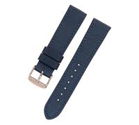 PNESHGTT Nylon Watchband Compatible With I-WC S-eiko Swristband Canvas Durable Sport Watch Strap ComCompatible Withtable Leather Bottom 16mm 18mm 20mm 22mm 24mm(Blue rose buckle,22mm)