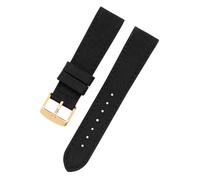 PNESHGTT Nylon Watchband Compatible With I-WC S-eiko Swristband Canvas Durable Sport Watch Strap ComCompatible Withtable Leather Bottom 16mm 18mm 20mm 22mm 24mm(Black gold buckle,16mm)