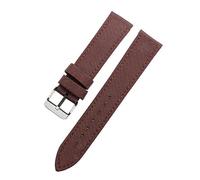 PNESHGTT Nylon Watchband Compatible With I-WC S-eiko Swristband Canvas Durable Sport Watch Strap ComCompatible Withtable Leather Bottom 16mm 18mm 20mm 22mm 24mm(Brown silver bcukle,21mm)