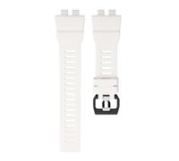 PNESHGTT Replacement Strap Compatible With Casio GBA-800 GBD-800 Series, Men's Sports Silicone Resin Watch Band, Waterproof Accessory(White)