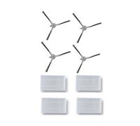 PNESHGTT Robot HEPA Filter Side Brush Roll Mop Cloth Compatible With Ropo Glass 3 Robotic Vacuum Cleaner Spare Parts Accessories Replacement(Light green)