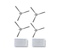 PNESHGTT Robot HEPA Filter Side Brush Roll Mop Cloth Compatible With Ropo Glass 3 Robotic Vacuum Cleaner Spare Parts Accessories Replacement(Light yellow)