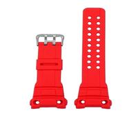 PNESHGTT Special Interface Silicone Watch Strap Compatible With Casio Navigation Master 5371 GWN-1000，GWN-1000B Series Bracelet(Red)