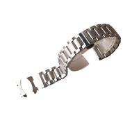 PNESHGTT Stainless Steel 14 19 20 21 22mm Watch Strap Bracelet Free Curved End Compatible With Longines Men Women's Silver With Gold(Silver,17mm)