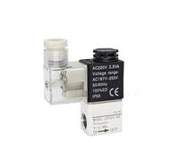 Pneumatic 2 Way 2 Position 1/4" Bsp 2V025-08 DC12V DC24V AC110V AC220V Air Directional Control Solenoid Valve(DC24)