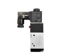 Pneumatic 3/2 Way Solenoid Valve Type 2 Position 3 Port Pilot-Operated Single Electric Control 3V110-06(3V110-06 w SL8-01,DC24)