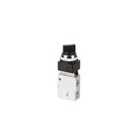 Pneumatic 3 Way air Manual Mechanical Valve 1/4 inch JM-05/06/06A/07/07A Rotary Type Hand Control valves Knob/Button/Roller(JM-05)