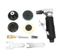 Pneumatic 90 Degree Angle Grinder Air Grinding Machine Low Noise High Rotation Speed Easy Operation for Model Hardware Stone Craft [Multi-Functional Usage]