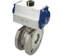 Pneumatic Actuated Flanged Ball Valve 2-Way DN32 PN40 Stainless Steel Double acting