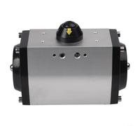 Pneumatic Actuator AT40 AT52 GT52 GT63, 90 Degree Rotary Double Acting Valve Motor for Ball Butterfly Valves, Aluminum Alloy Body Industrial Automation(GT75)