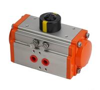 Pneumatic Actuator for GT/AT Series, 90° Rotation Angle, Double Acting Pneumatic Ball Valve Actuator for Industrial Automation and Process Control Systems(AT-52)